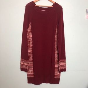 If It Were Me Christmas Sweater Dress Size XL Red